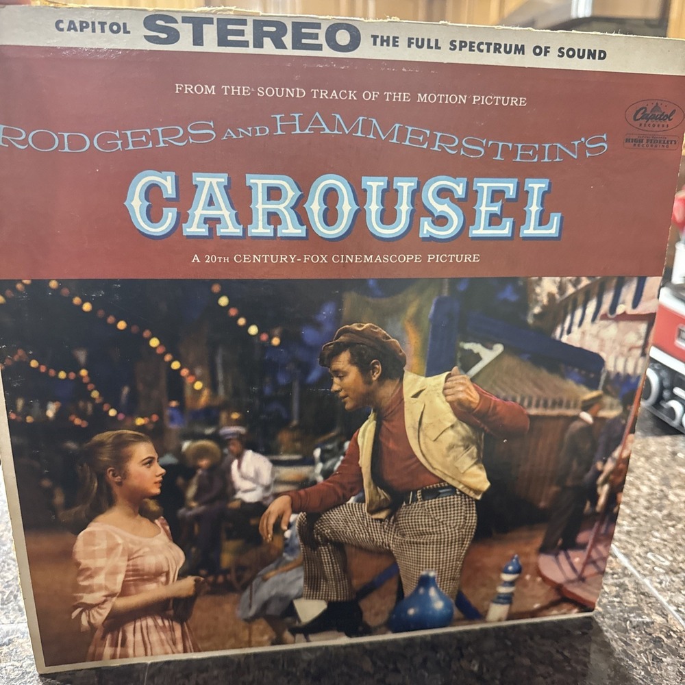 "Carousel" Rodgers & Hammerstein EX vinyl, Capitol‎ Stereo SW 694, 1956 Musical